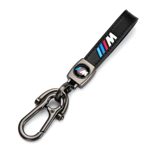 QAZCFTBH Llavero de Coche Clips de Cuero para Llavero para BMW M4(4seats)...