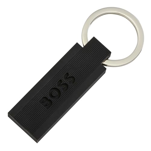 Hugo Boss Llavero Iconic Edge (negro), Negro