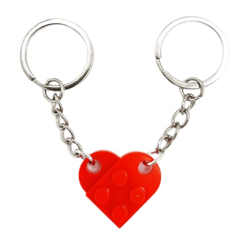 LAC EVERYTHING EVERYWHERE Llaveros para Parejas Corazon - Regalo Novia y Novio -...
