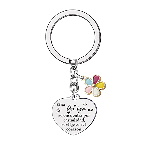 POIUYTRE Regalos Amiga Mejor Amiga Llavero Amistad Llavero Amiga Llavero Hermana...