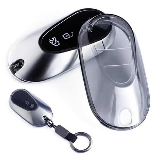 XMSCN Funda Protectora de TPU para Llave de Coche, Compatible con Mercedes-Benz...