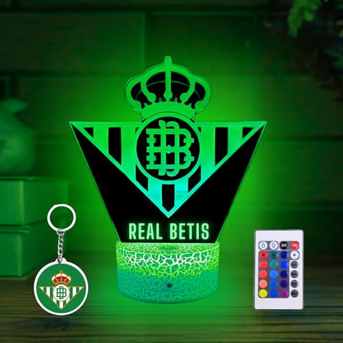 Nocles Lámpara de Fútbol Personalizada con Llavero – Luz Nocturna 3D para...
