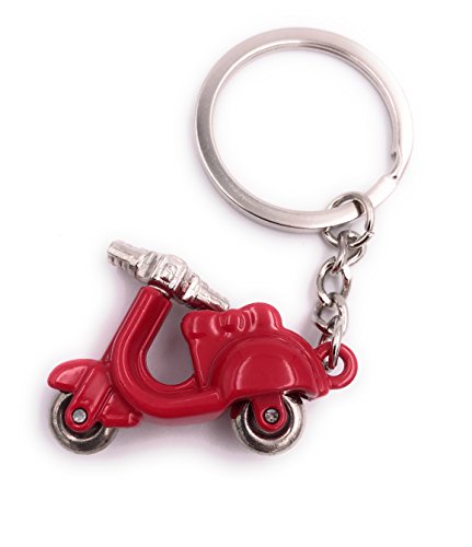 H-Customs Scooter Scooter Red Trailer Llavero