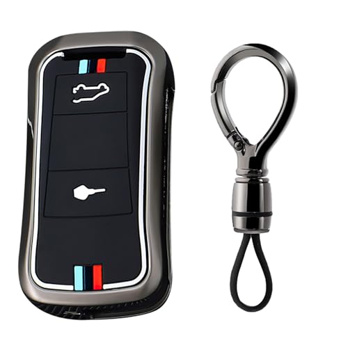 Ysbxitu Carcasa metálica para Llave de Coche Porsche, Compatible con Porsche...