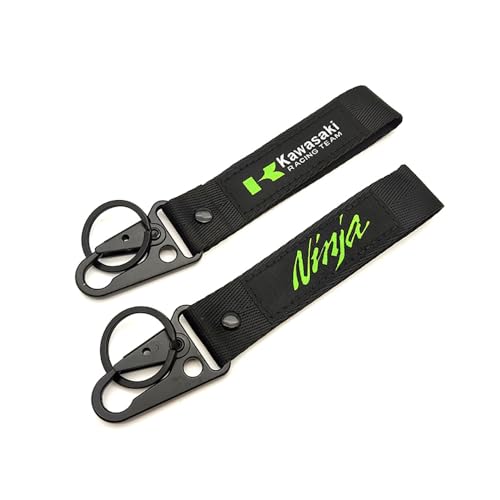 WRFUU Llavero Personalizado con Bordado de poliéster para Motocicleta, Moto...