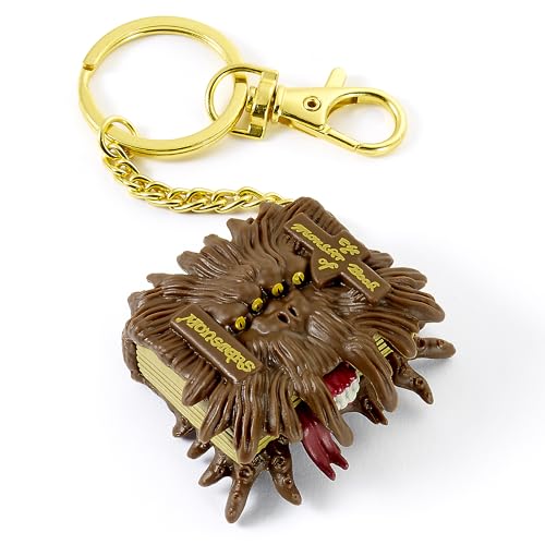 Harry Potter Llavero Monster Book, Marrón y dorado, Talla única