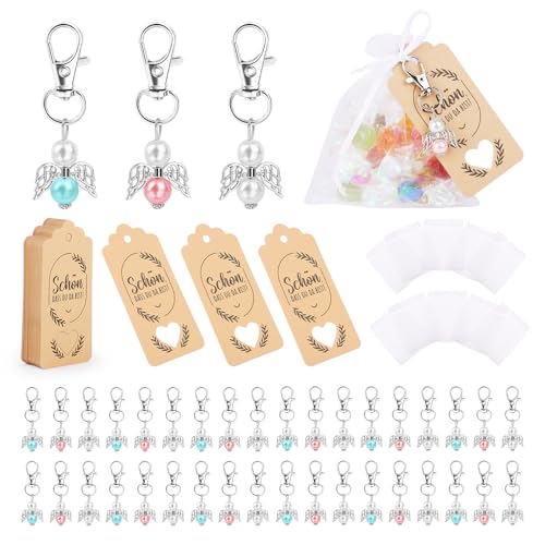 VMUTGA 36pcs Llavero ángel de la Guarda, Detalles Regalos Boda, Bautizo...
