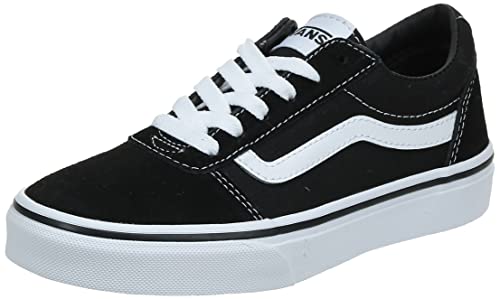 Vans Ward, Zapatillas para Unisex niños, (SUEDE/CANVAS) BLACK/WHITE, 38 EU