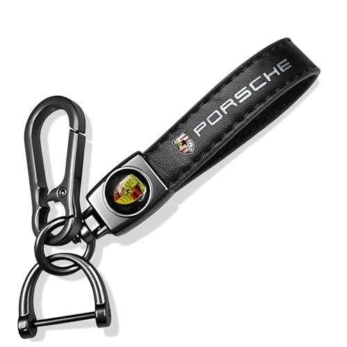 SyFednn Llavero Coche Piel - Llavero Personalizado Corto para Hombre y Mujer -...