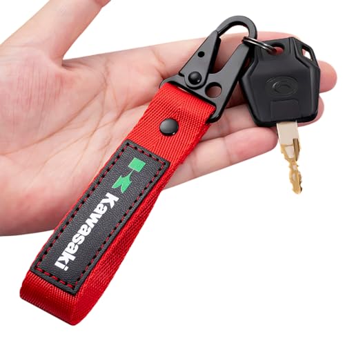 WRFUU Llavero Personalizado con Bordado de poliéster para Motocicleta, Moto...