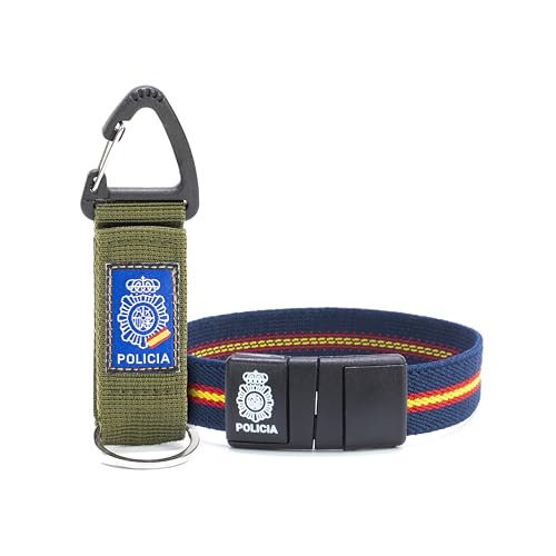 FYLOR Pulsera Policia Nacional (LLAVERO VERDE)