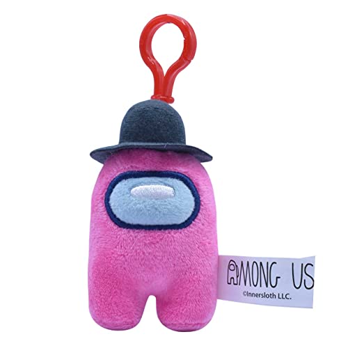 Among US - Perchas de mochila de felpa con licencia oficial de 3 pulgadas, serie...