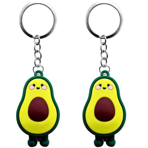 BOBOZHONG Llavero,2 piezas Llaveros Regalos Llavero de Aguacate Llavero de...