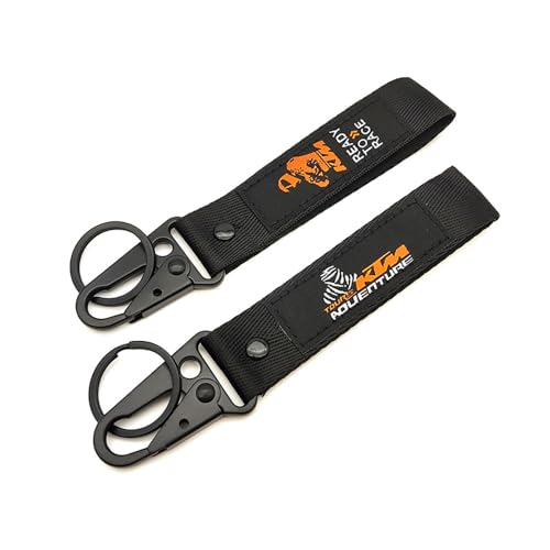 WRFUU Llavero Personalizado con Bordado de poliéster para Motocicleta, Moto...