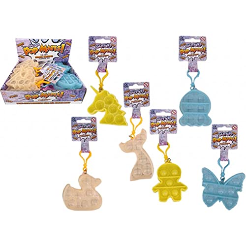 Juguete sensorial Pop – Llavero único surtido Mini Fidget alivio del estrés...