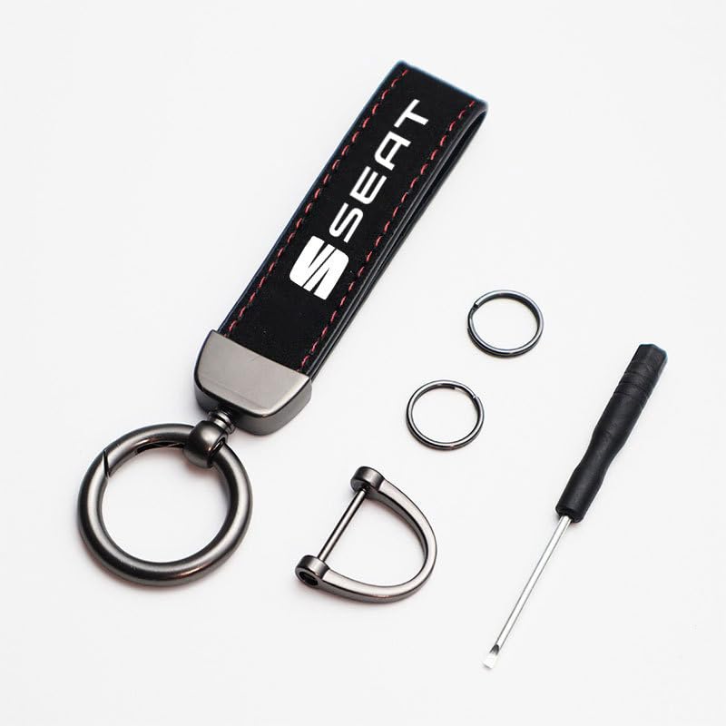 YUEXIANGJING Llavero de Coche para Seat MII Ibiza Altea Exeo Leon Toledo,...