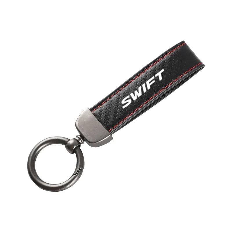 LJJWIW Coche Llaveros para Suzuki Swift,Moda Llavero,Casa Llavero,Anillo Cadena...
