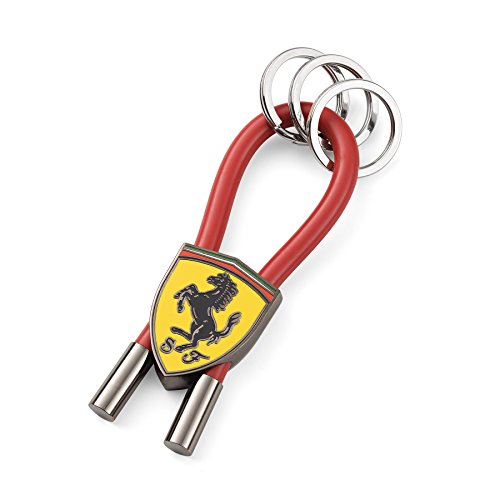 Llavero Scuderia Ferrari Oficial Scudetto Aros Rojo
