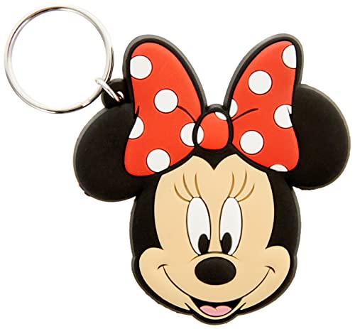 Keychain Disney - Llavero de Goma Minnie Head