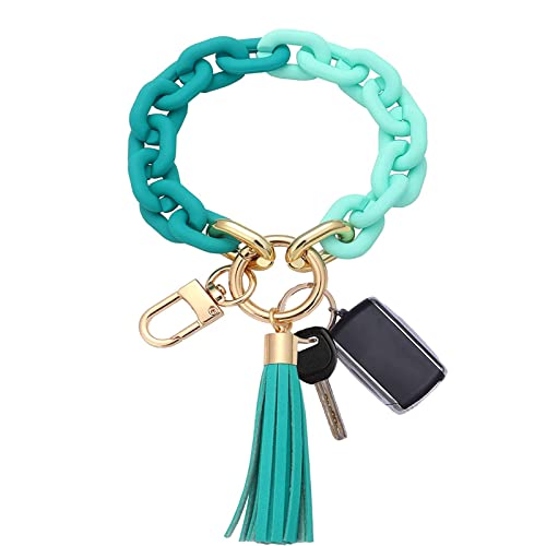 Llavero Mujer Coche Llavero de Pulsera Llavero Chica Niña,borlas para...