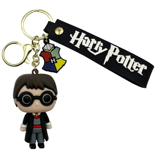 AUTOZOCO Llavero Harry Potter silicona, Goma, Llavero de Figura de Harry Potter,...