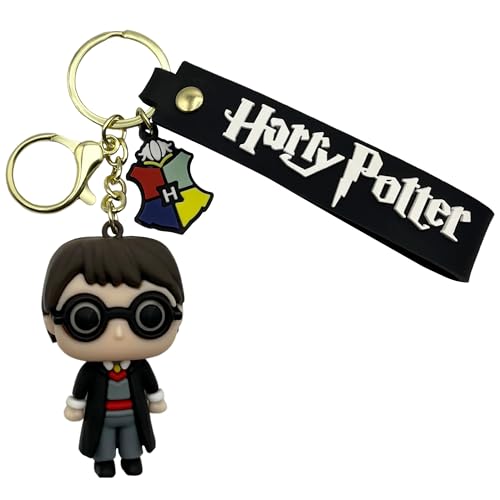 AUTOZOCO Llavero Harry Potter silicona, Llavero de Harry Potter, Llavero de Goma...