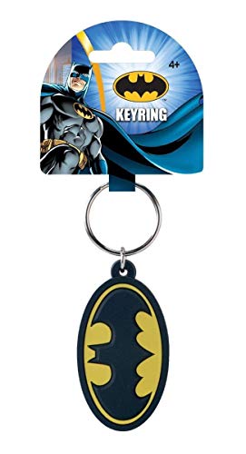 DC Comics Batman Logo Cut Laser Llavero de goma