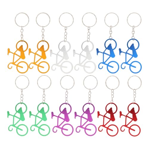 JDNFKG 12 Abrebotellas Portátiles, Llaveros para Bicicletas, Coles para...