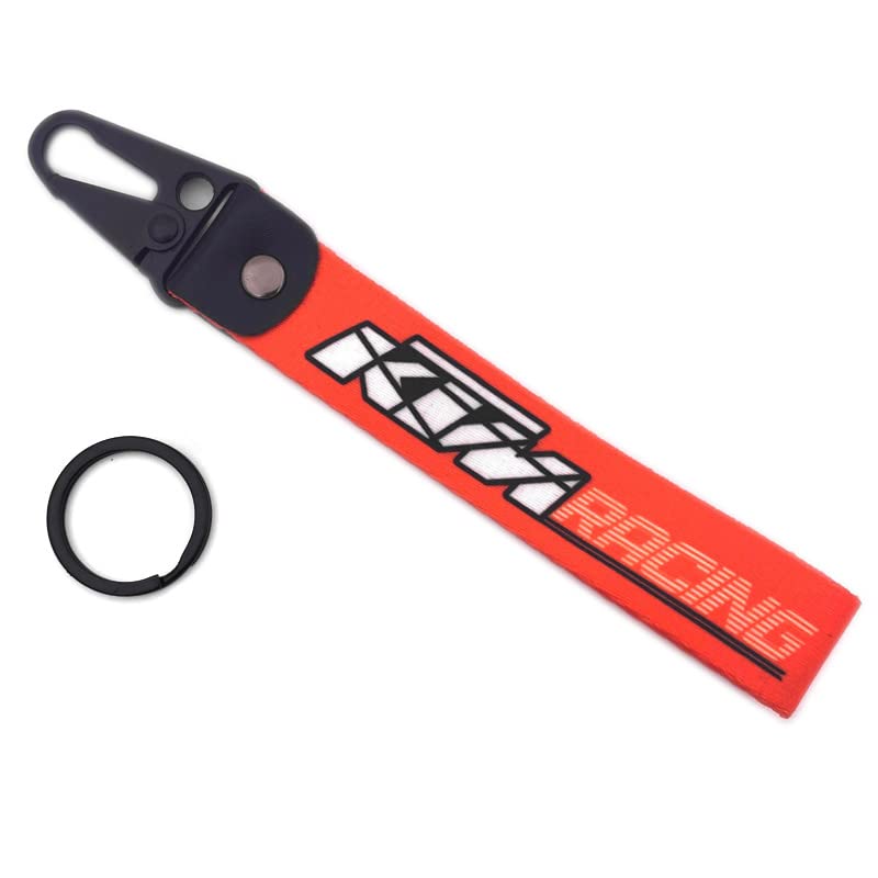 BUNCC Llavero con Bordado de poliéster para Motocicleta, Llavero Colgante con...