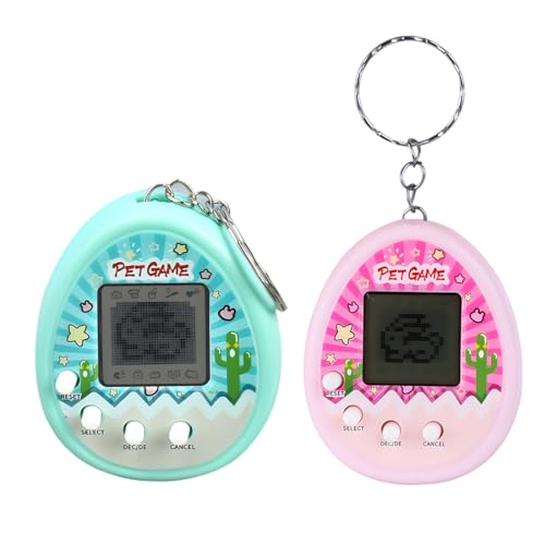Tomedeks 2 Piezas Mascota Virtual, Virtual Pets Toy,Máquina de Juego...
