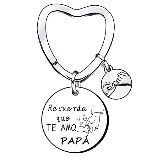 Lumengqi Regalo del Día del Padre Llavero Papá de Hombre Colgante Grabado...