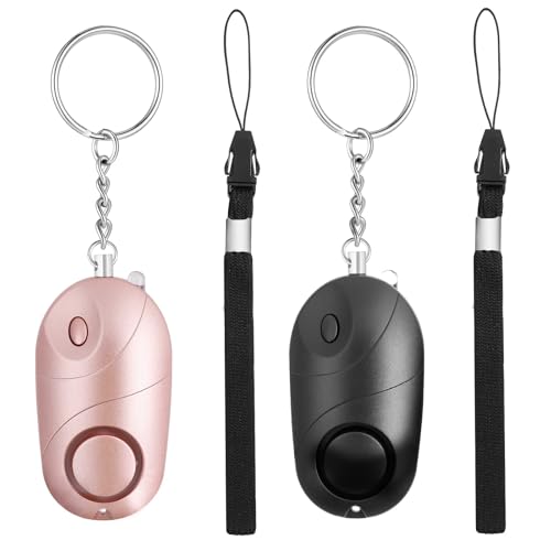 AiQInu 2 Piezas Alarma Personal de Emergencia, 140DB Alarma Seguridad...
