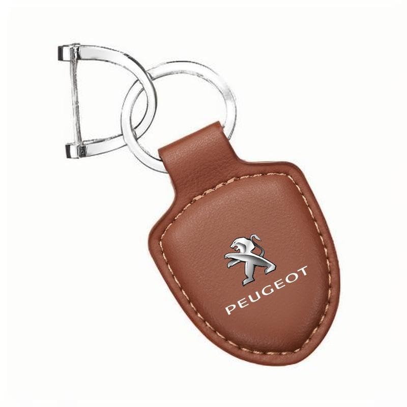YANWENER Llavero para Peugeot 108 Hatch 2014-, Elegante Llavero Personalizado...