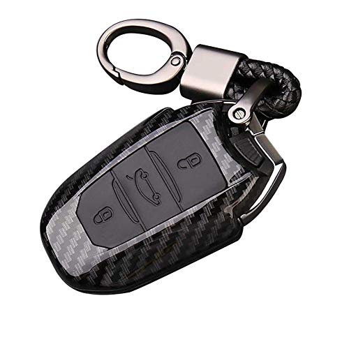 Happyit ABS Carcasa de Fibra de Carbono + Silicona Cubierta de la Caja de la...