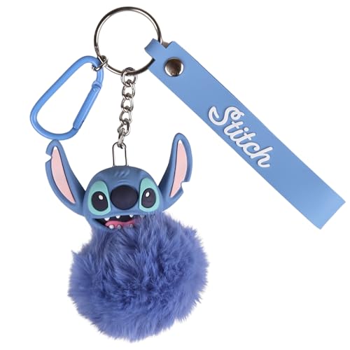 sarcia.eu Llavero Stitch, Peluche, etiqueta de teléfono (Llavero de punto,...