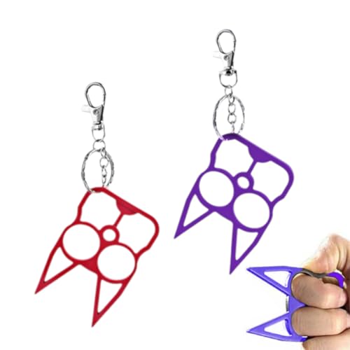 CFEWV 2 Pcs Llavero, Llavero portátil,Llavero Del Aumentador de Presión, Para...