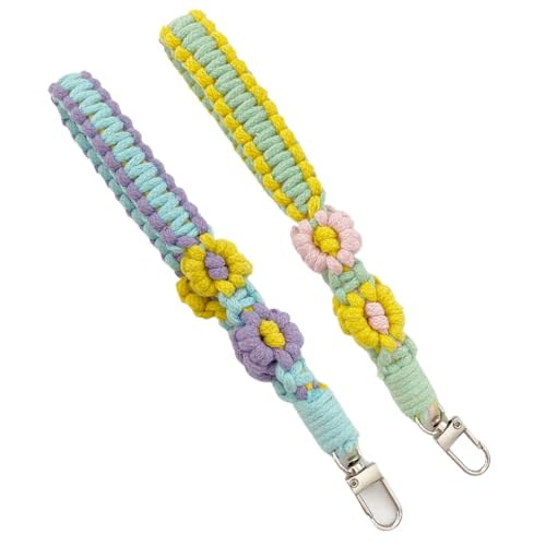 ZEPIQOR Llavero, Hecho a Mano, Llavero de Muñeca, Llavero Porta Insignias,...