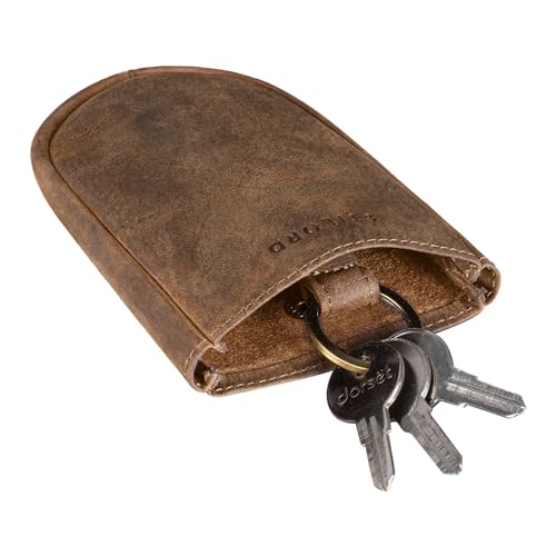 STILORD 'Monty' Bolsa Llaves Cuero Estuche Llaves Moto Vintage Organizador...