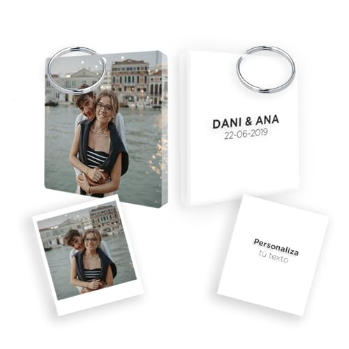 P Pevita Llaveros Personalizados con Foto. Llaveros de Metacrilato...