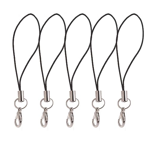 ULIJTH 5 cuerdas de cordón para USB, llavero, correa de nailon antipérdida,...