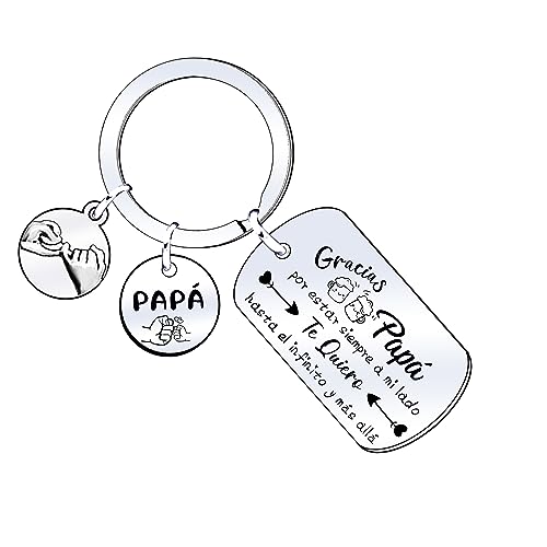 MNBVBV Regalo Llavero Papá Regalo Llavero Hombre Regalo del día del Padre...