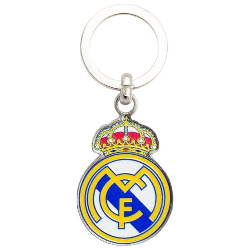 ms móvil shop Real Madrid Llavero Clásico Escudo Metálico Oficial con Relieve...
