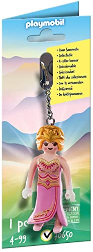 PLAYMOBIL-Moderno Llavero Princesa 70650, Dibujo Animado, Multicolor, Talla...