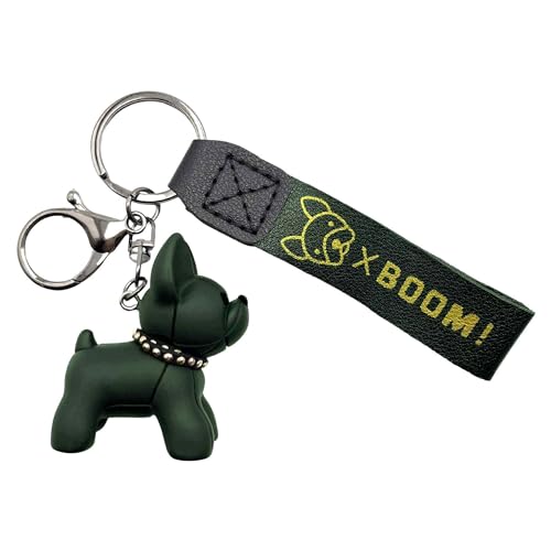 AUTOZOCO Llavero perro Bulldog francés, Charm, perro, Llavero Decorativo de...