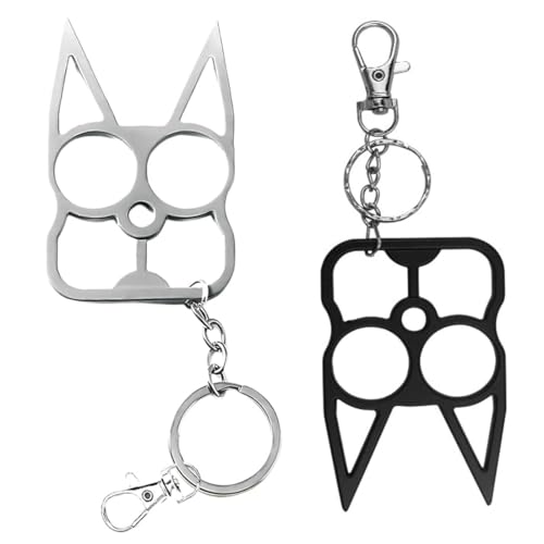 LAJUP 2 Llaveros Con Orejas De Gato, Para Mujeres Para El Gimnasio De La...