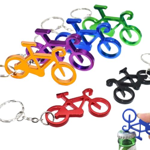 UEAVOID 6 unidades llaveros para bicicleta, abrebotellas de cerveza, aleación...