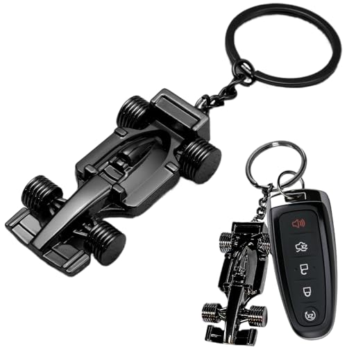 Llavero coche Formula 1 metálico, Accesorios de llavero de coche de metal para...