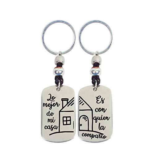 Llaveros personalizados para los que estrenan nueva vivienda y vida.