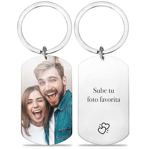 Perfekto24 Llavero personalizable – Imprimible por ambos lados con nombre o...