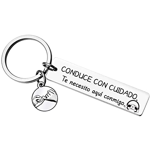 Regalo de San Valentín para Pareja - Llavero de Conducción Segura Te Necesito...